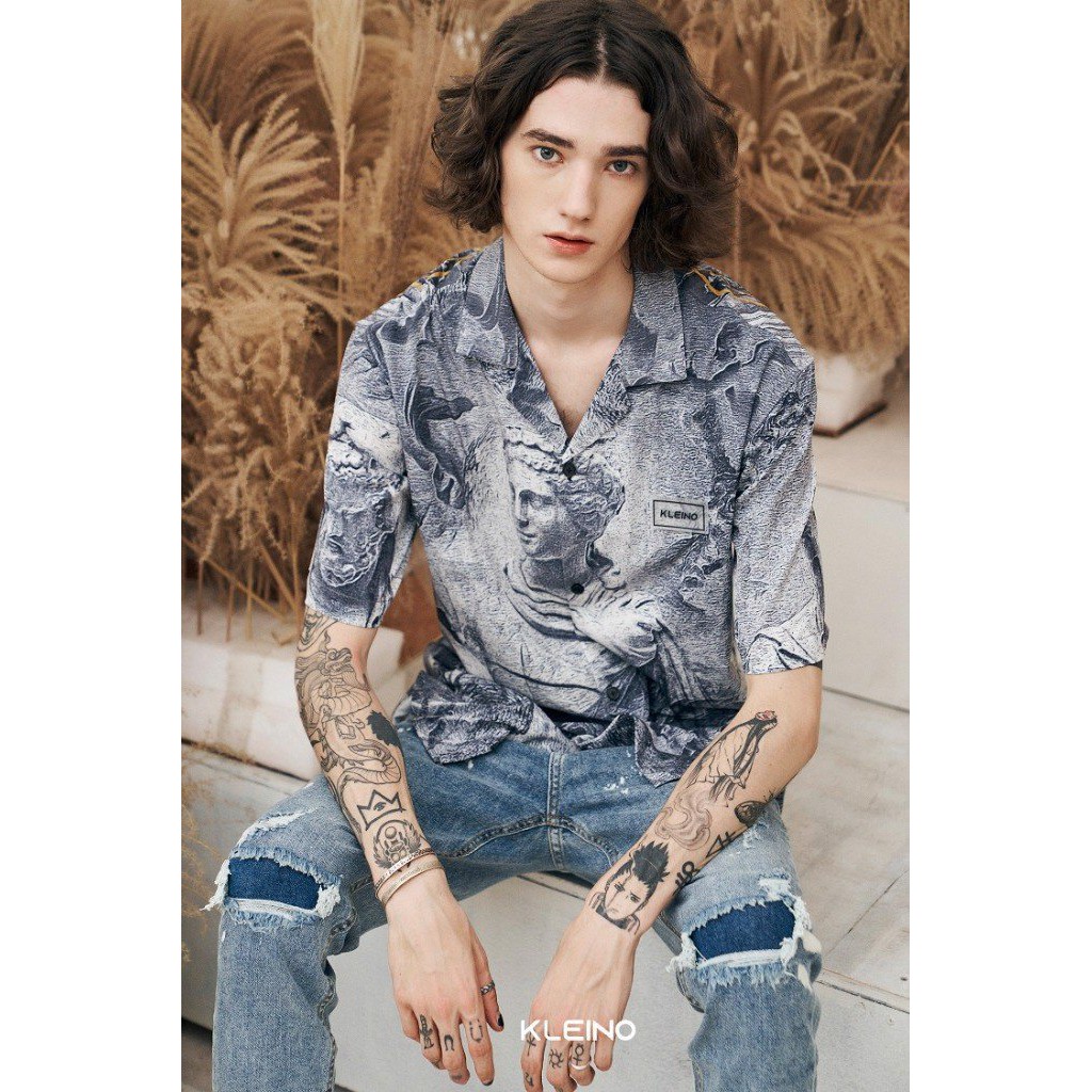 Áo sơ mi tay ngắn KLEINO DEMON ANGEL SHIRT