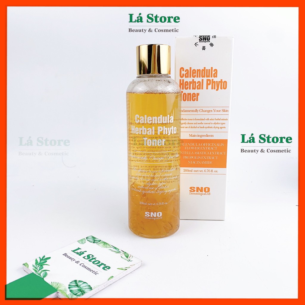 Chính hãng - Nước Hoa Hồng Hoa Cúc SNO Calendula Herbal Phyto Toner 200ml | BigBuy360 - bigbuy360.vn