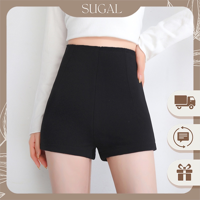 Quần Short Đùi Cạp Cao Co Dãn Bốn Chiều Ôm Sát Thời Trang Sugal SHORT NU 0010V3