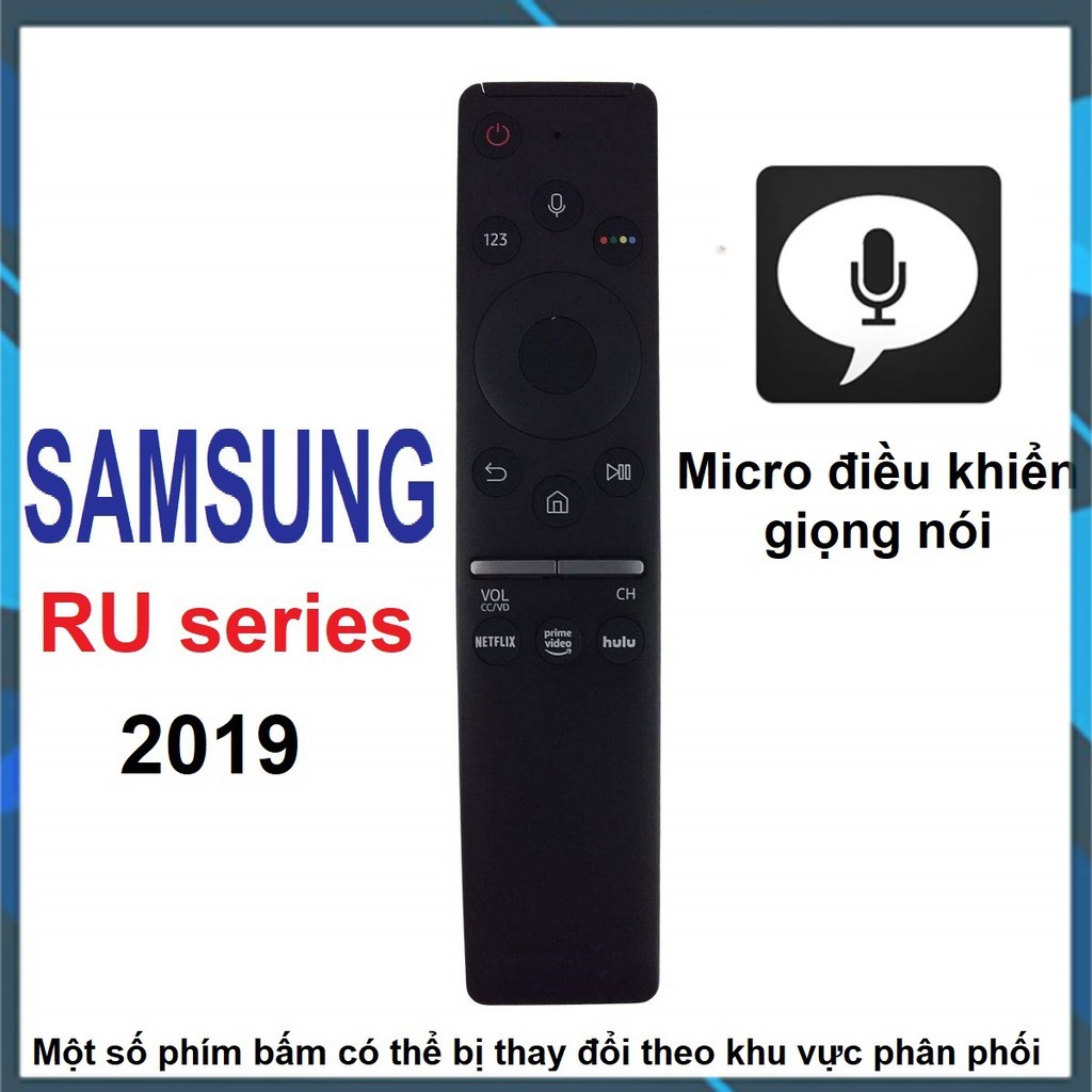 Remote điều khiển tivi SAMSUNG smart dòng RU (One remote - Micro điều khiển giọng nói)