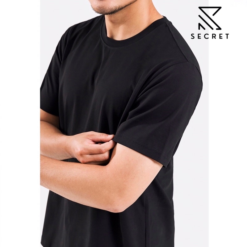 Áo thun nam trơn tay ngắn cổ tròn basic 100% cotton USA co dãn 4 chiều nhập khẩu MEN'S SECRET