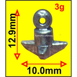 Bộ 10 Viên Chì Neo ( 3gr )