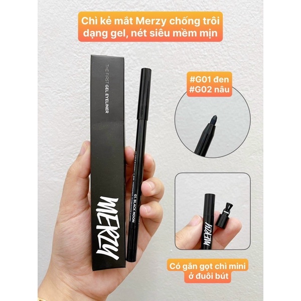 Chì kẻ mắt Merzy Another Me The First Gel Eyeliner 0.5g