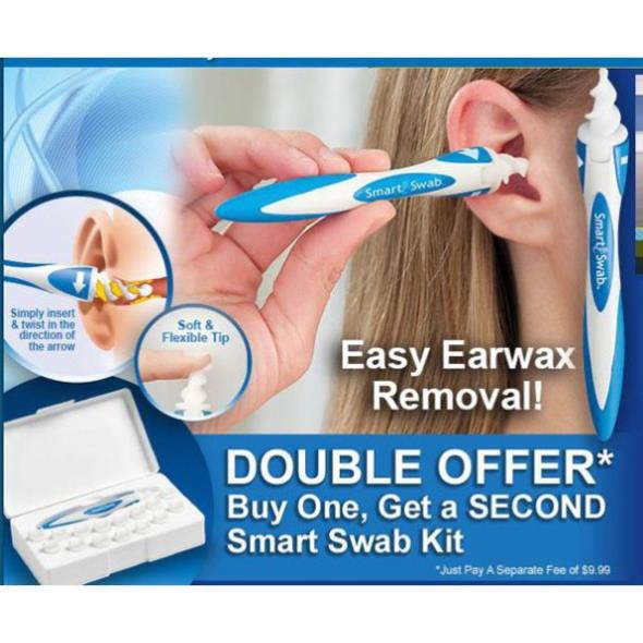 Dụng cụ lấy ráy tai thông minh nhiều đầu Smart Swab