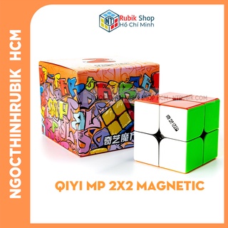 Rubik 2x2 qiyi/ qiyi mp 2x2 m stickerless có nam châm chính hãng