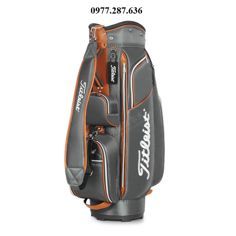 Túi gậy golf Titleist đựng 14-16 gậy vải bạt siêu nhẹ chống nước chống thấm shop GOLF PRO TM005