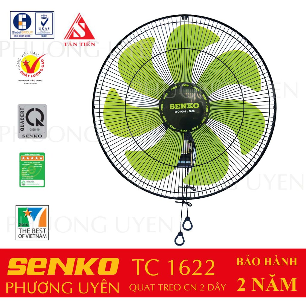 Quạt treo tường 2 dây Senko TC1622