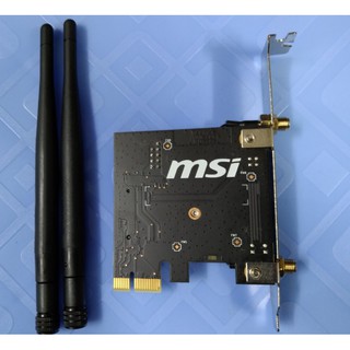 Card mạng không dây wifi bluetooth AC intel MSI