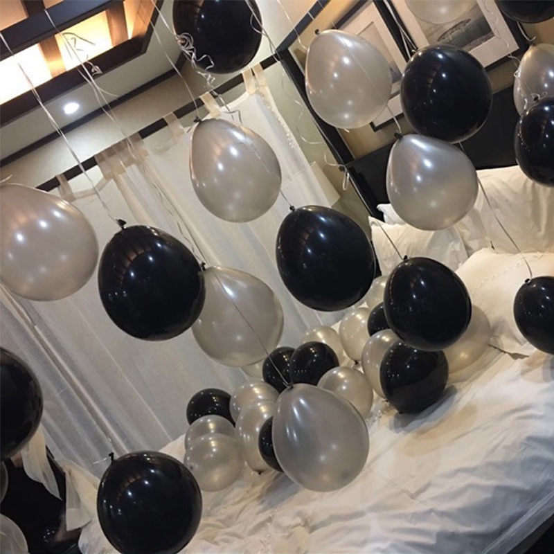 Set 100 Bong Bóng 10 Inch Trang Trí Tiệc Sinh Nhật