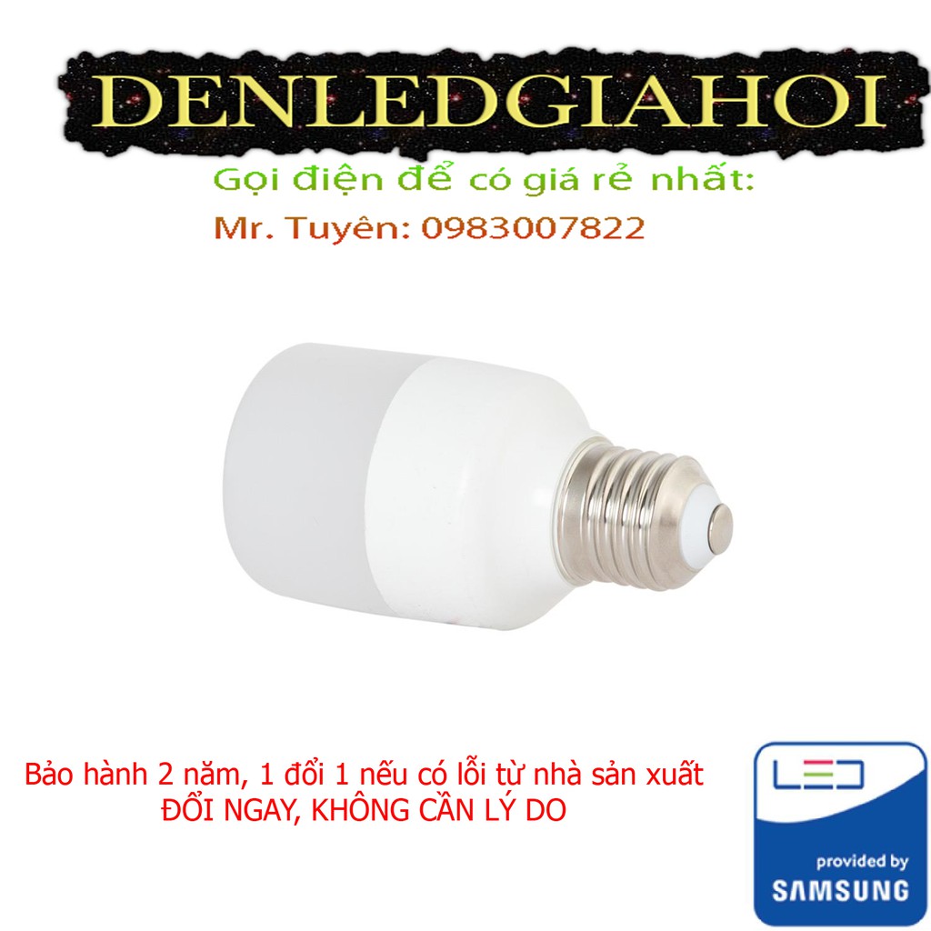 BÓNG ĐÈN LED BULB TRỤ 8W - RẠNG ĐÔNG
