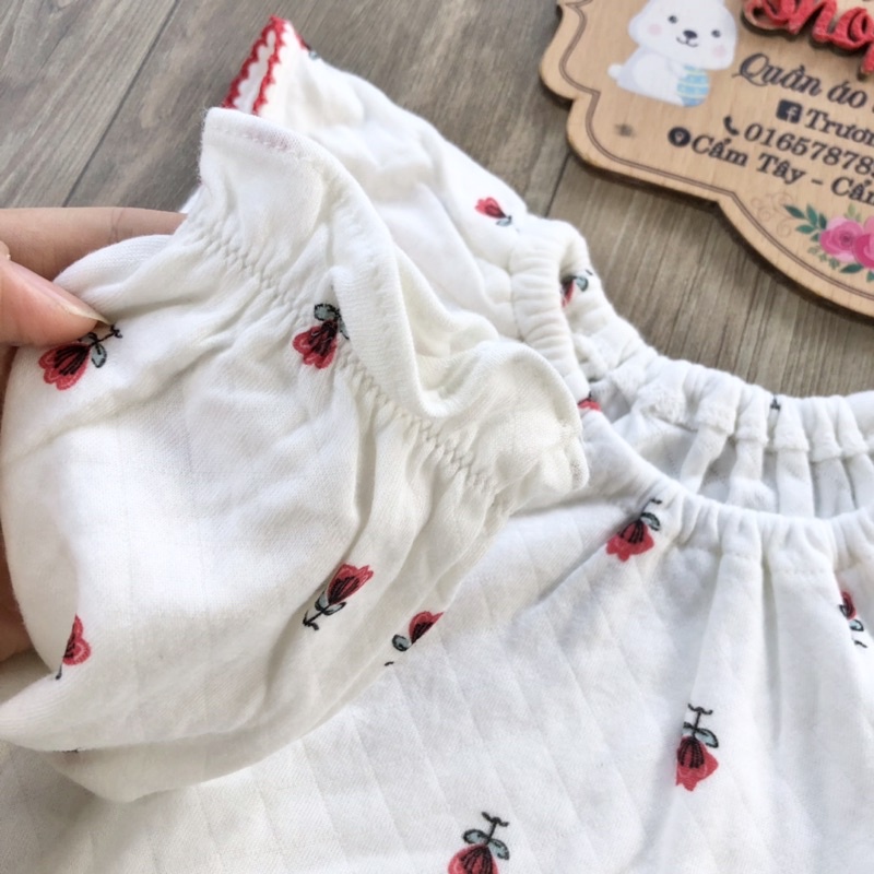 Bộ thu đông dài tay bé gái allo&amp;lugh xuất Hàn chất cotton mềm thoáng