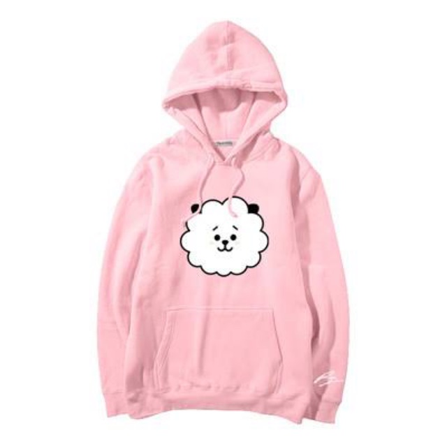 Áo Hoodie Bt21 Rj / M L Xl Xxl / Member Bts Army Tata Mang Koya Shooky Cooky Chimmy Van