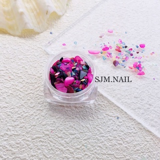 Hũ sỏi nhiều màu trang trí móng