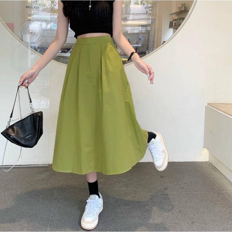 Chân váy Ulizzang nữ dáng dài form xoè mẫu hot