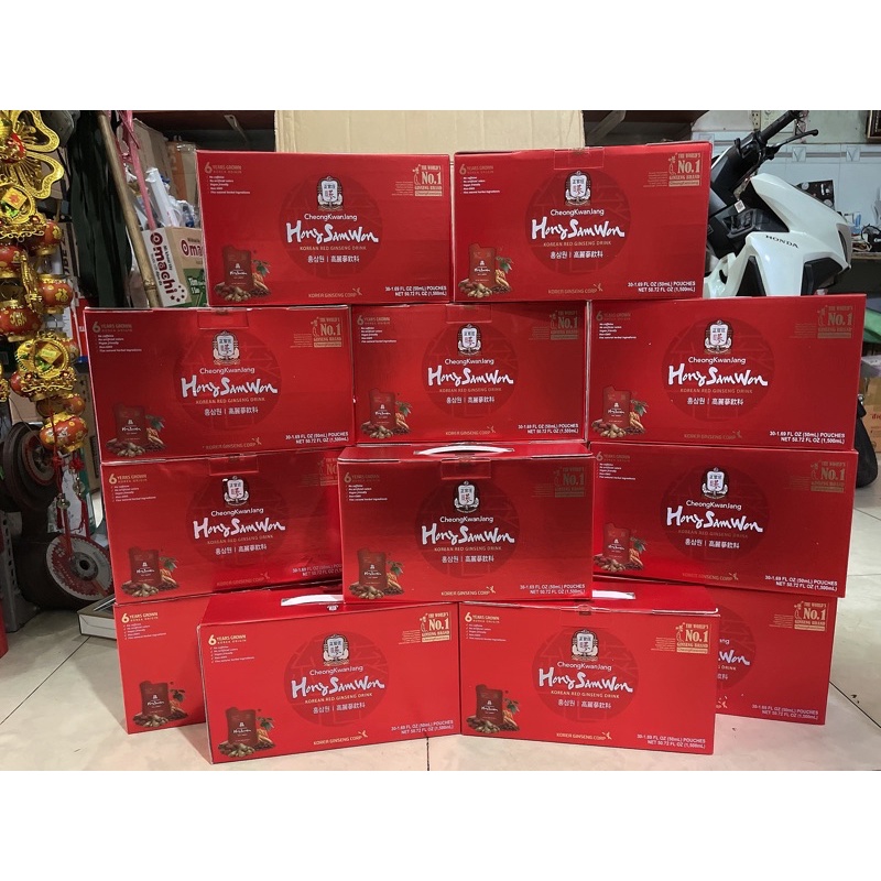 Nước Hồng Sâm Won KGC Chính Phủ Cheong Kwan Jang hộp 30 gói x70ml