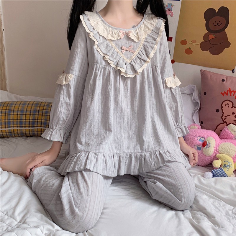 Đồ ngủ phong cách tiểu thư siêu xinh