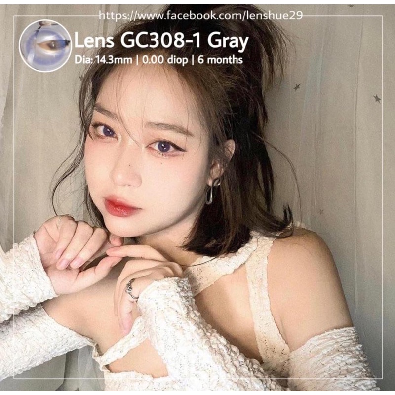 MẪU LENS FB202 GRAY- XÁM PHA TONE VÀNG SIU TÂY