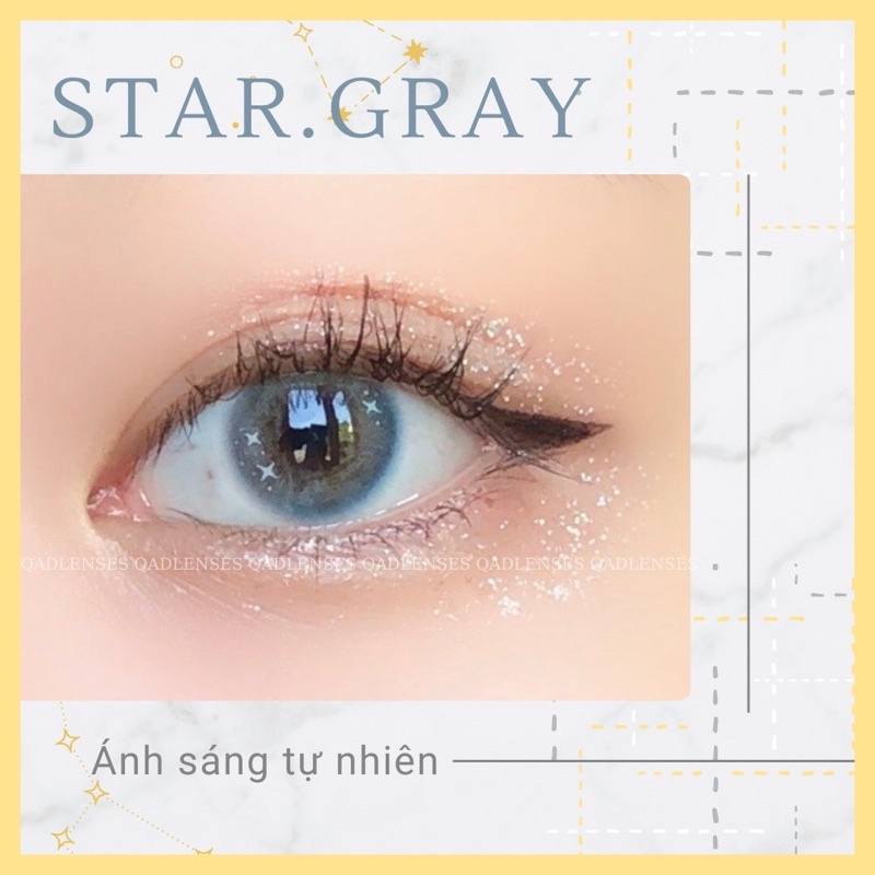 Star Gray - Xám vân ánh sao - Kính Áp Tròng - Lens Khay