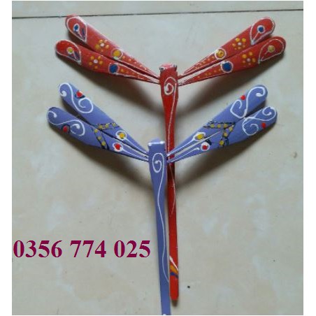 10 con Chuồn chuồn tre size 16x16cṃ  tiêu chuẩn XUẤT KHẨU