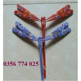 10 con Chuồn chuồn tre size 16x16cṃ (대나무로 마든 잠자리 16X16CM) tiêu chuẩn XUẤT KHẨU