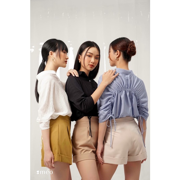 Áo sơ mi trơn basic nhiều màu Méo shop | BigBuy360 - bigbuy360.vn