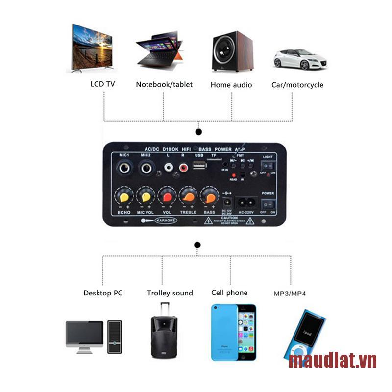 Maudlat Bluetooth Audio Amplifier Board Hifi Stereo Audio Amplifier Digital Power