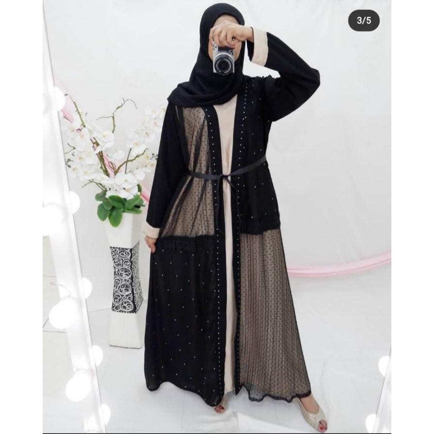 Mới Đầm Maxi Thêu Hoa Saudi Arabia