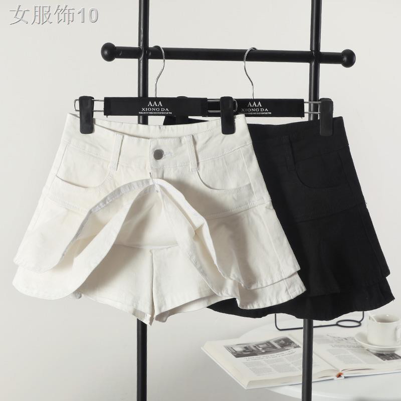 Váy nửa dài nữ xếp ly mùa xuân và hè eo cao một đường phồng trong siêu ngắnQ.A.Z.X.S.W.E.F.V.B.G.T.Y.H.N.M.J.U.I.