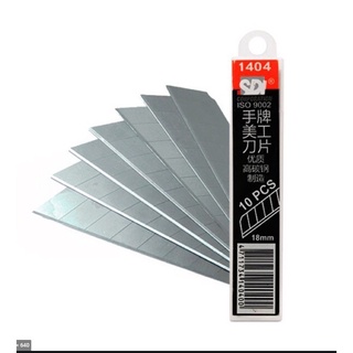 Hộp 10 lưỡi dao trổ to bé sdi