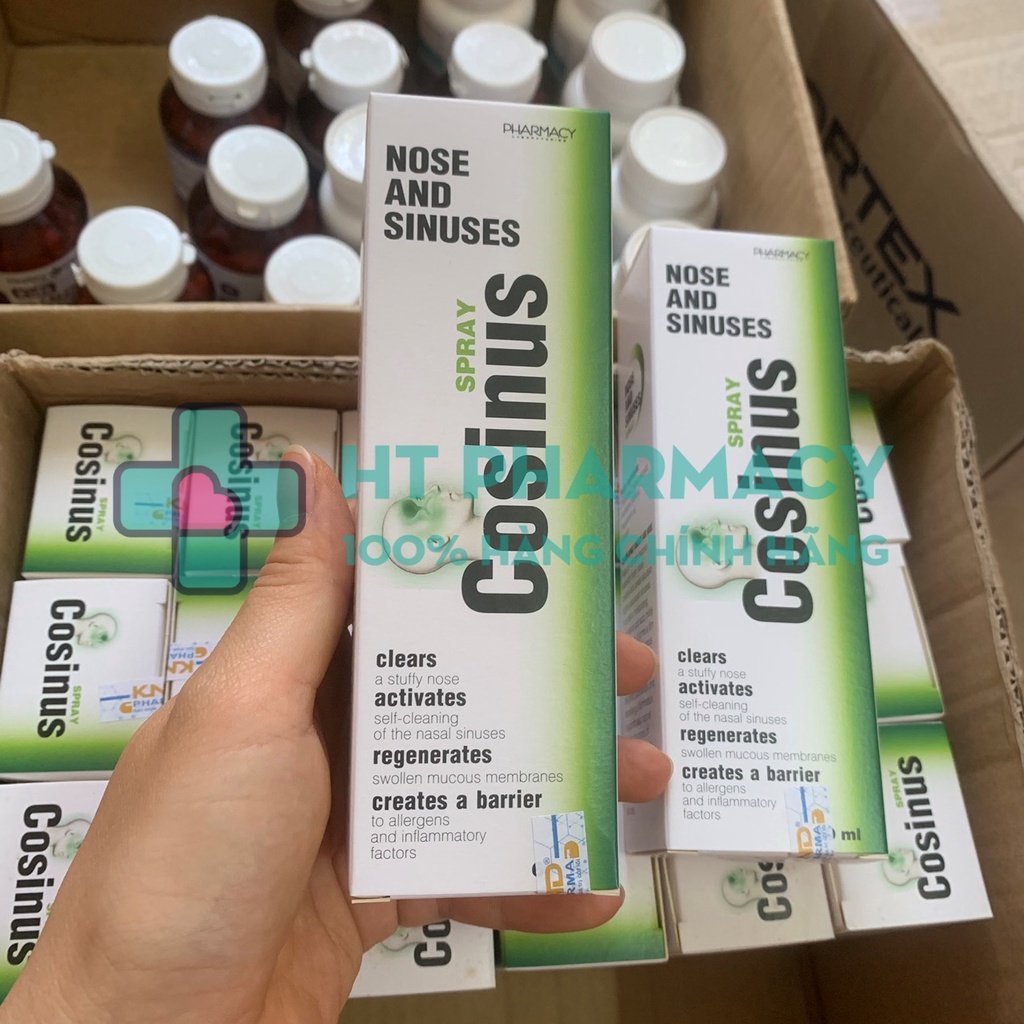 XỊT XOANG MŨI COSINUS SPRAY 60ML [CHÍNH HÃNG] NHẬP KHẨU CHÂU ÂU