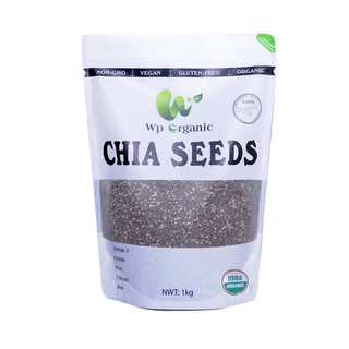 Hạt Chia Mexico Wp Organic - Black chia seeds - Bịch 1kg