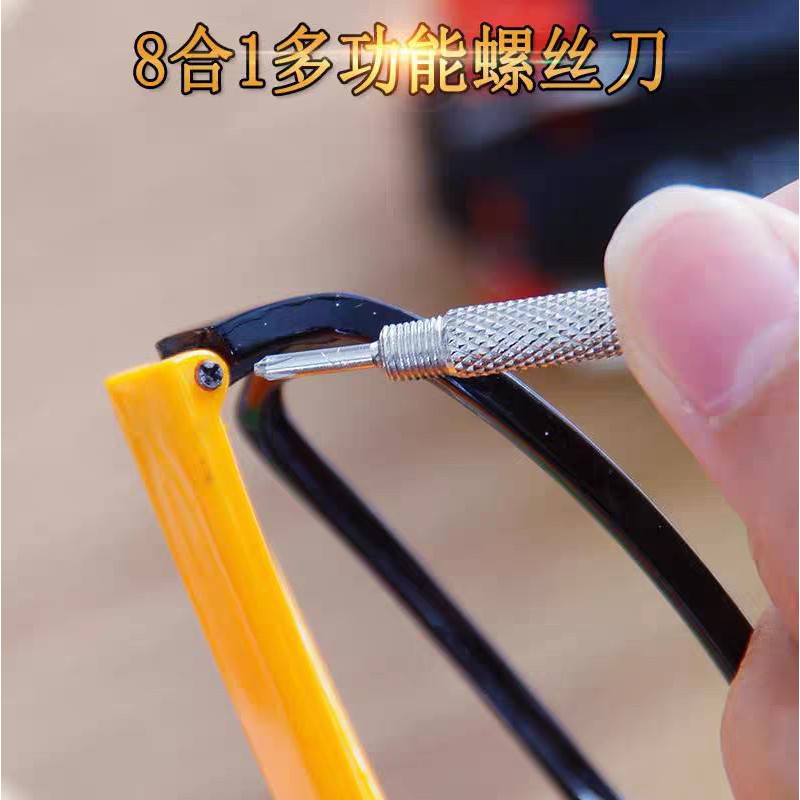 TUA VÍT ĐA NĂNG 8 IN 1 CÓ ĐÈN PIN HÀNG CAO CẤP.