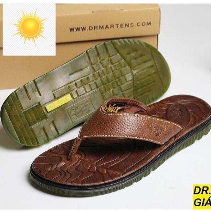 Dép Da Nam Quai Kẹp . Dép Dr.Martens Packer 2A92 Thailand