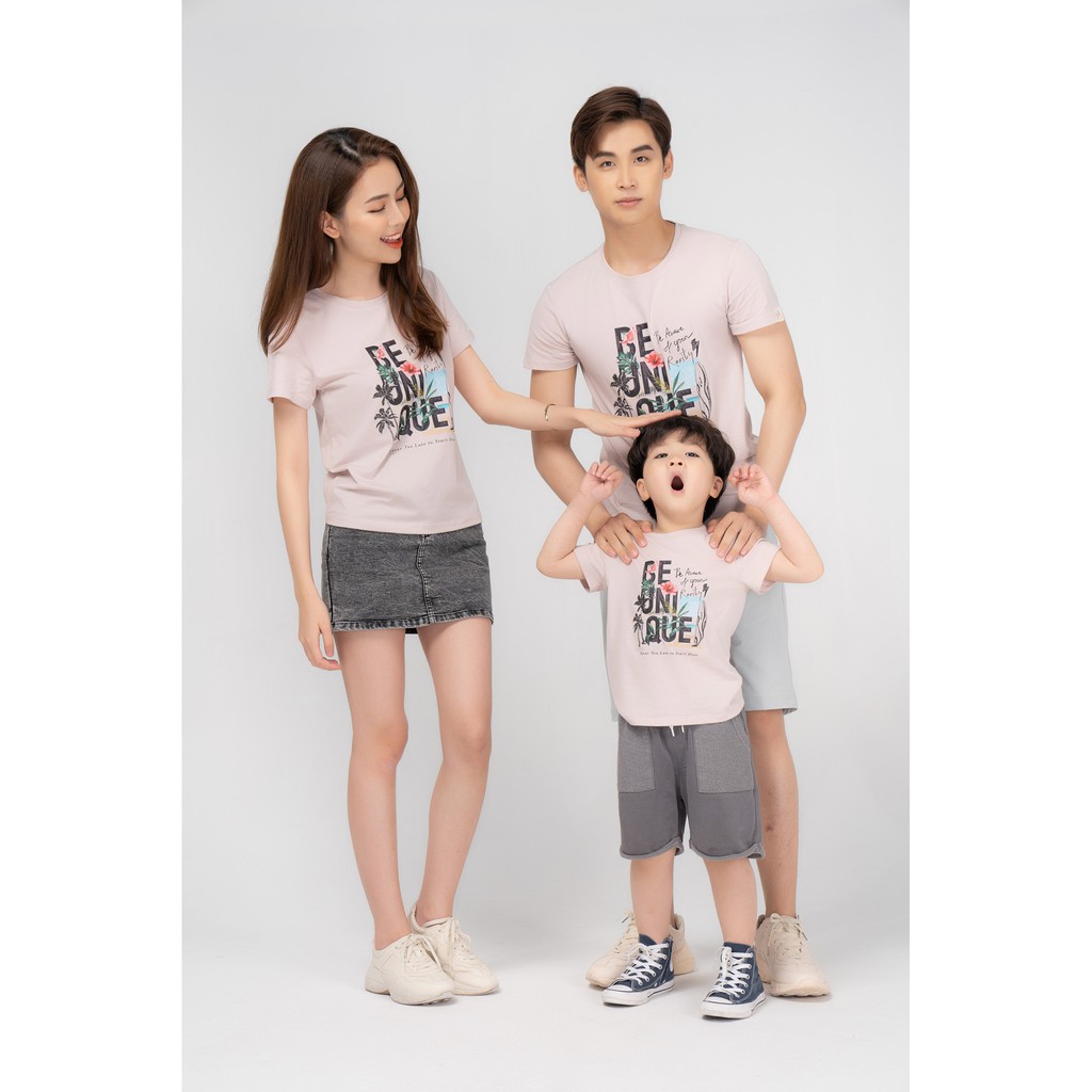 Áo phông Yody nam không cổ ngắn tay in be unique TSM4207 | BigBuy360 - bigbuy360.vn