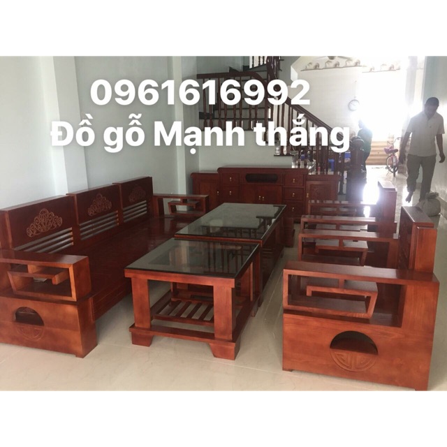Bộ bàn ghế Hộp gỗ sồi nga.