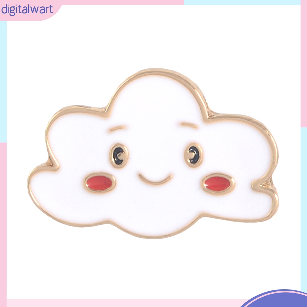 Huy hiệu cài áo họa tiết mặt trăng và mặt trời hoạt hình đáng yêu