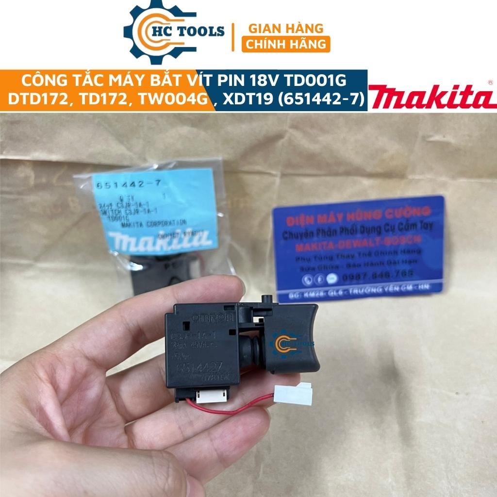 Công tắc máy bắt vít pin Makita DTD172/TD001G/XDT19/TD172  chính hãng | HÙNG CƯỜNG TOOLS