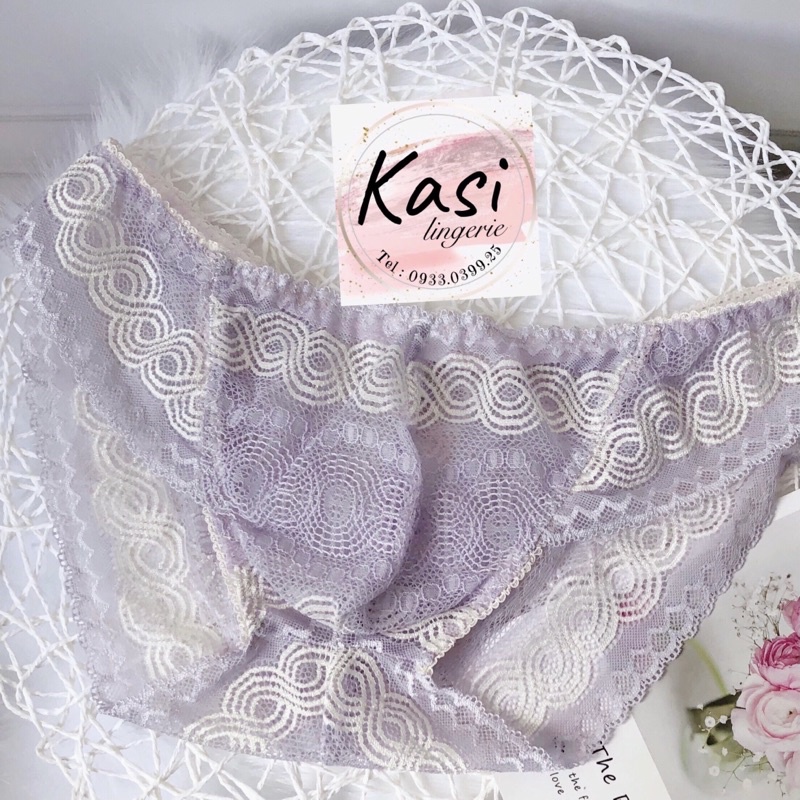 Quần lót cho nam thiết kế ren tím