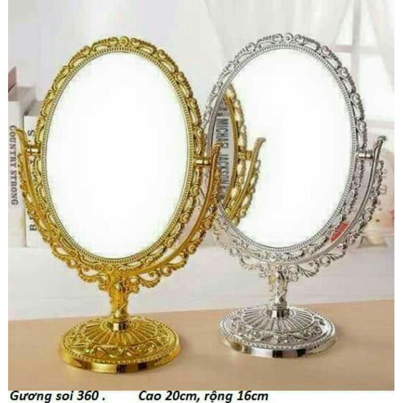 GƯƠNG SOI CÔNG CHÚA 360 ĐỘ SỬ DỤNG 2 MẶT