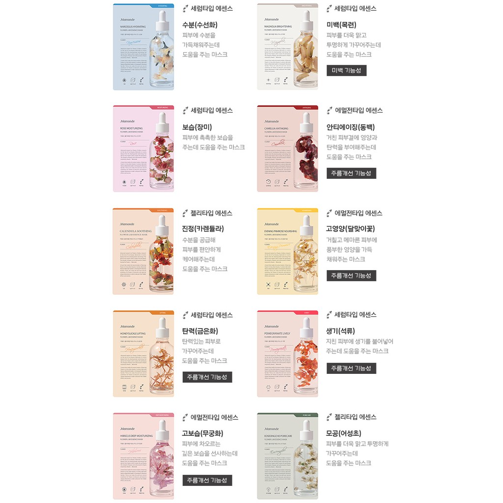 Mặt nạ miếng Mamonde Flower Lab Essence Mask