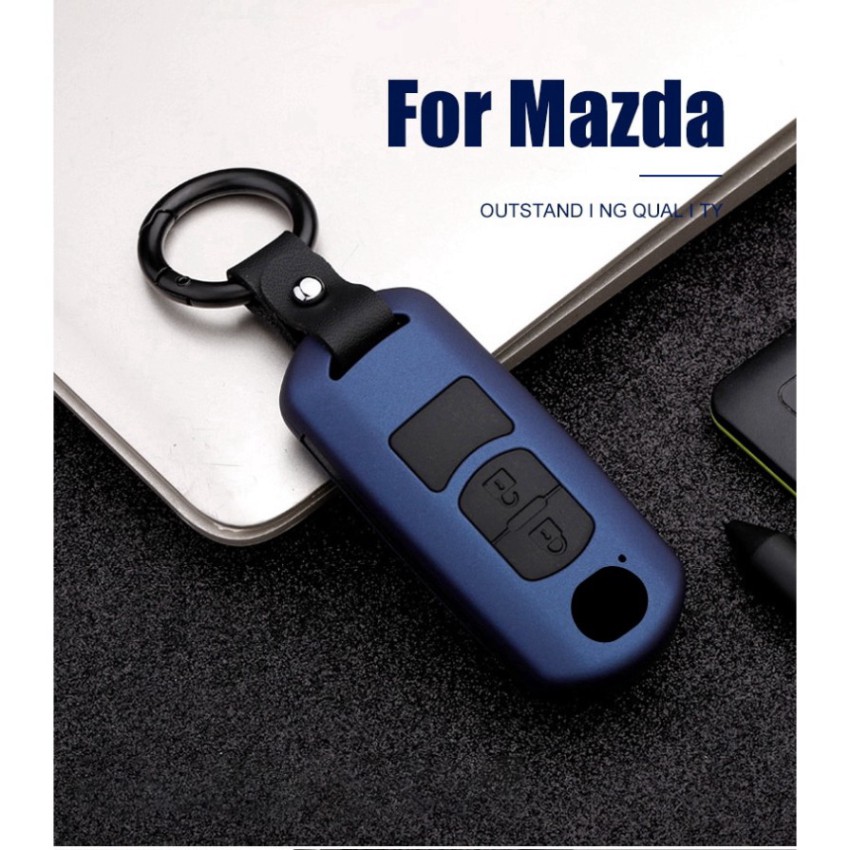 Mazda Vỏ chìa khóa xe ABS Silicone xe từ xa chính trường hợp Fob Bìa Đối với Mazda 2 3 6 Atenza Axela CX3 [Freeship]