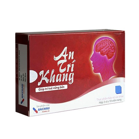 An Trí Khang – Hỗ trợ giúp hoạt huyết và tăng tuần hoàn máu não (Hộp 3 vỉ x 10 viên)