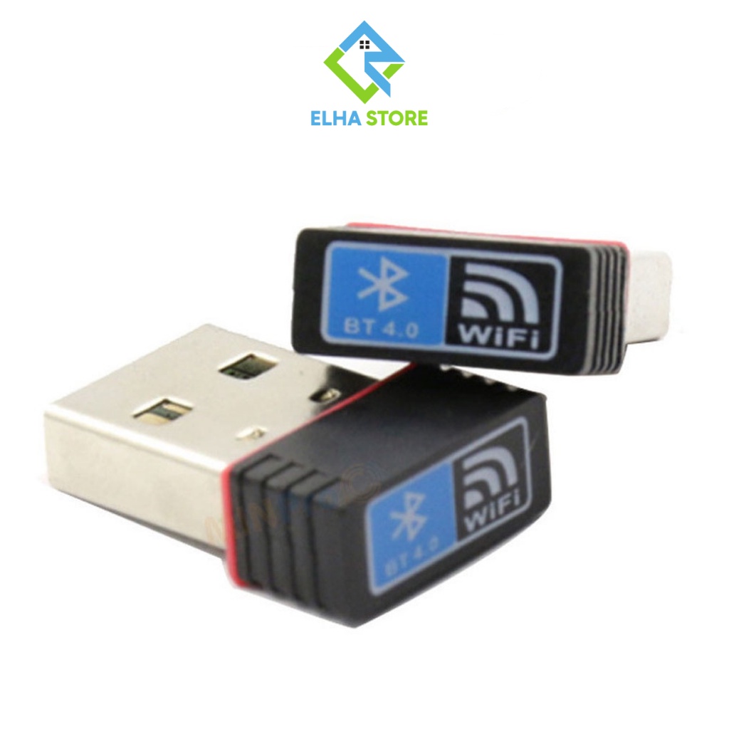 USB thu wifi cho máy tính bàn, USB wifi bluetooth laptop tốc độ cao - ELHA STORE