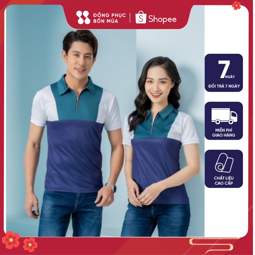 Áo Polo Nam Chính Hãng phối màu cực đẹp chất vải Cotton cao cấp phong cách sang trọng trẻ trung sẵn kèm video