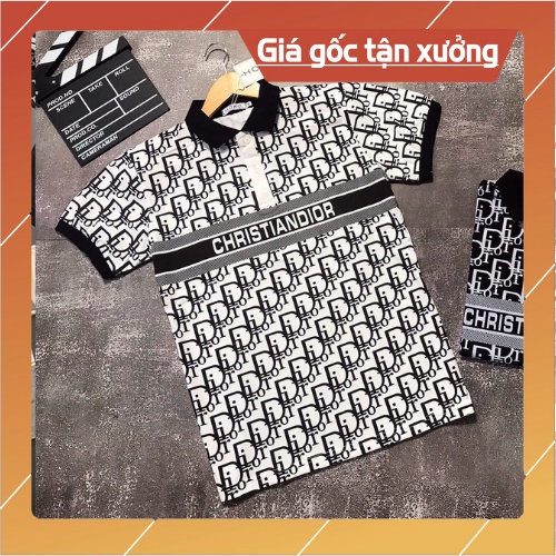 Áo PoLo Dior Nam, Áo PoLo Cổ Bẻ giá rẻ phối ngực (hàng đẹp)