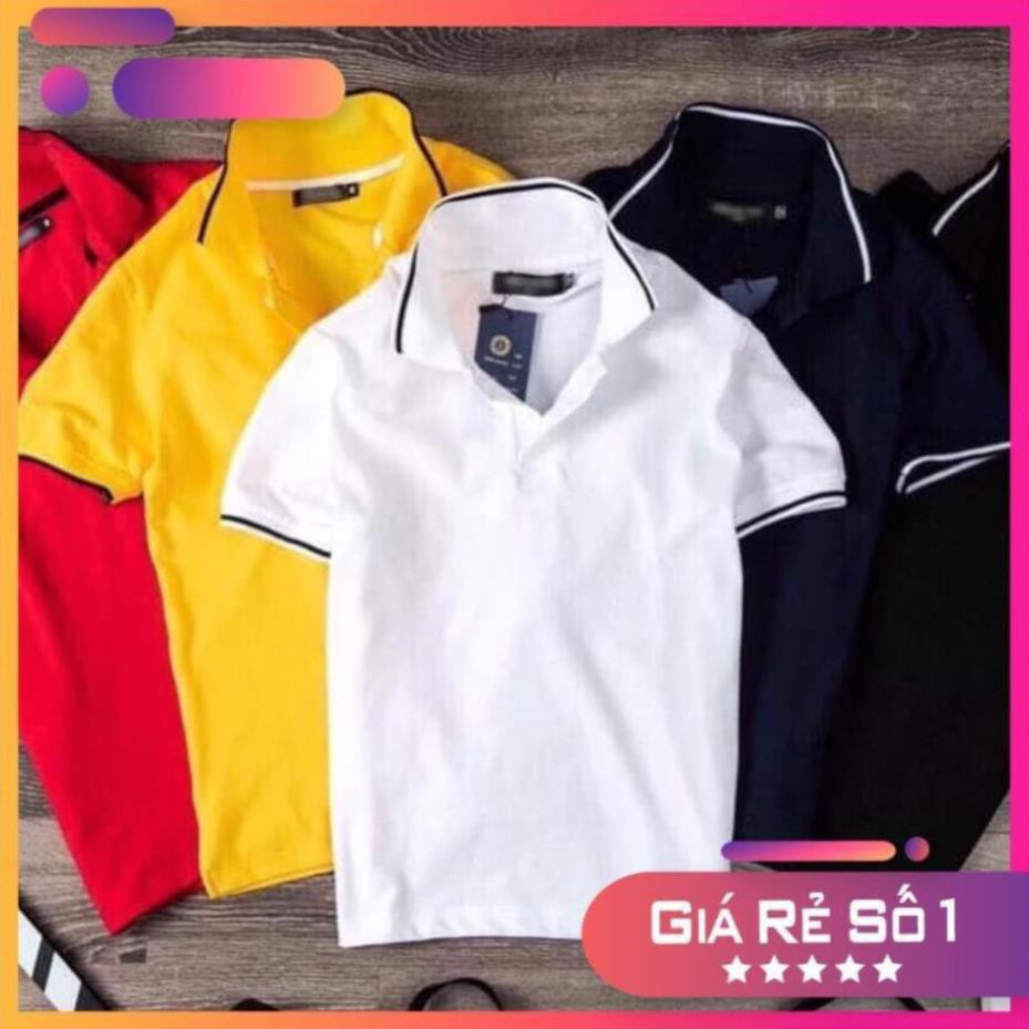 Áo Polo Nam Nữ Unisex Aristino - Áo Phông Nam Nữ Polo Có Cổ Siêu Đẹp - Phối viên đẹp, vải mềm, co giãn, mặc siêu mát 👌