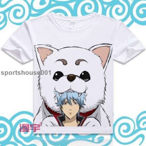 Áo Thun In Hình Anime Gintama Akita Độc Đáo Cá Tính new