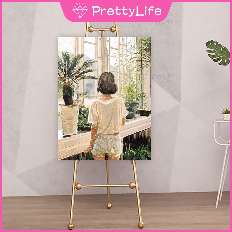 Bộ Tranh Sơn Dầu 40x50cm Tự Làm Hình Phong Cảnh Trang Trí Nhà Cửa