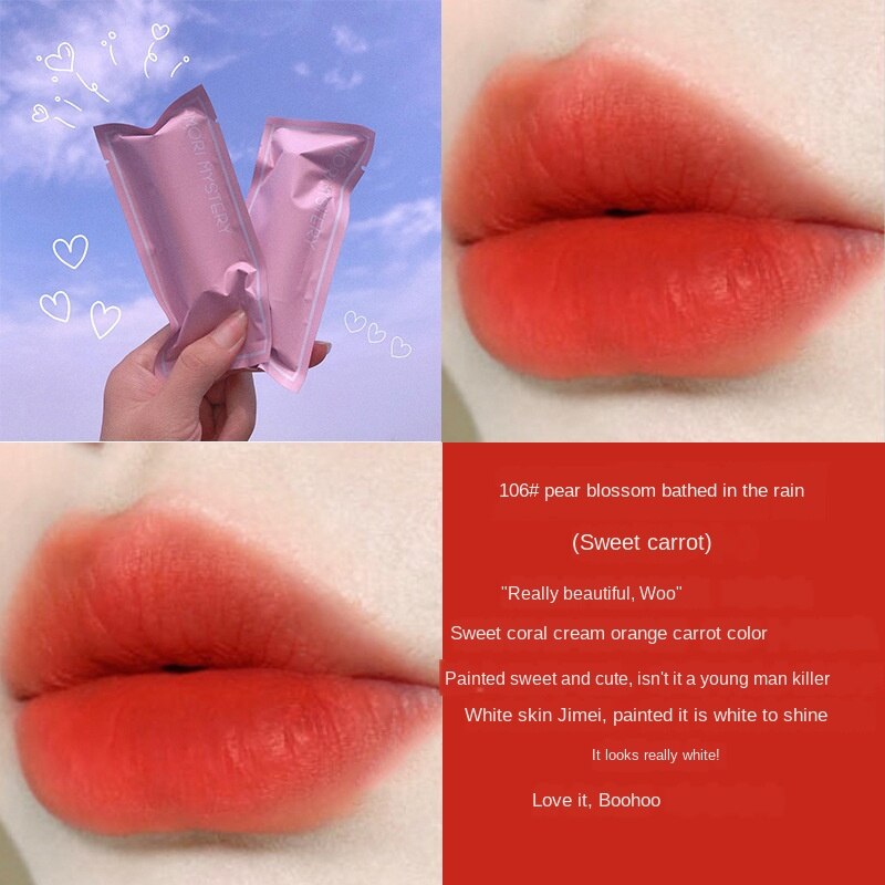 Son Thỏi Lì Mori Mystery Thiết Kế Ngọt Ngào Đáng Yêu | BigBuy360 - bigbuy360.vn