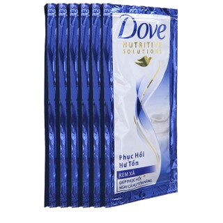 🌸🌸Combo 10 Dây Dầu Xả DOVE PHỤC HỒI HƯ TỔN 6G (dây 12 gói )